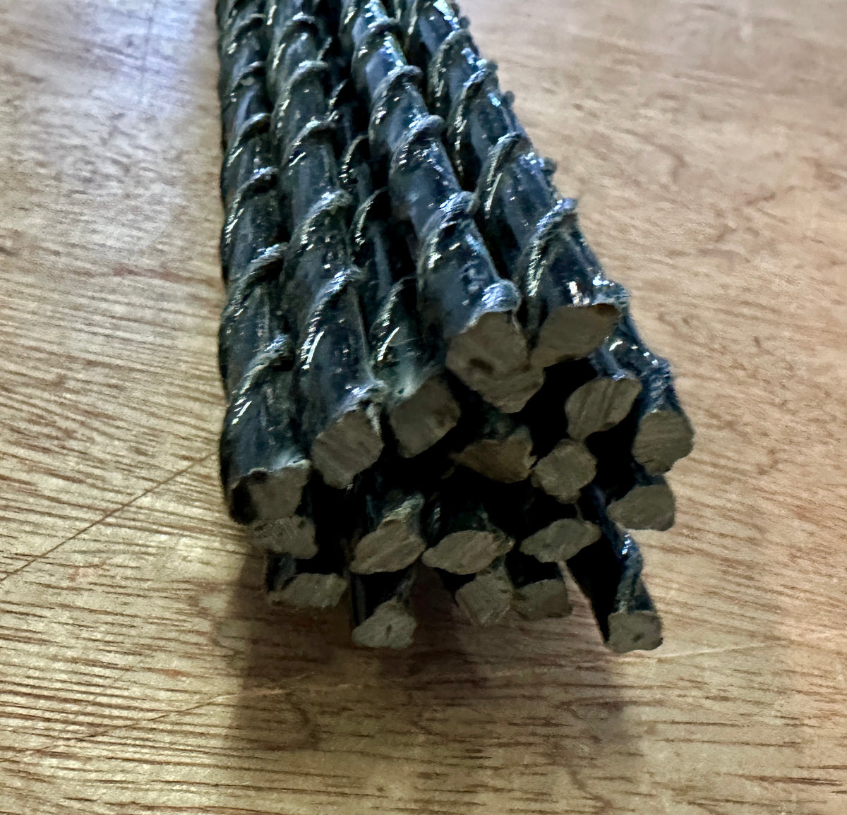 d6 1 m Barra de compuesto de fibra de basalto y resina epoxi con envoltura continua de fibra