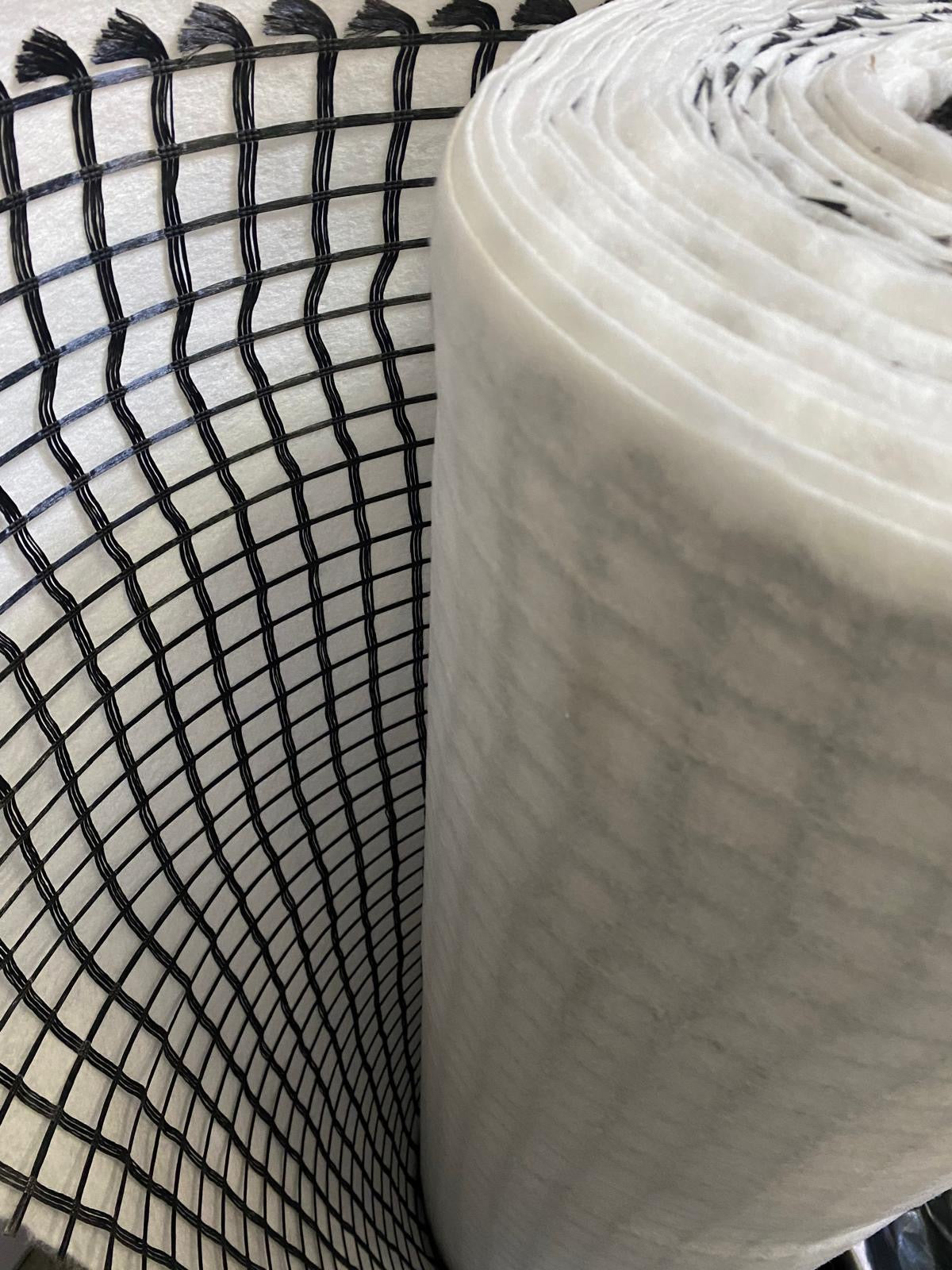 Geocompuesto PET-GG-PM 50/50 25x25 y PP-GTX-150, 1,95x50 (97,5 m²)